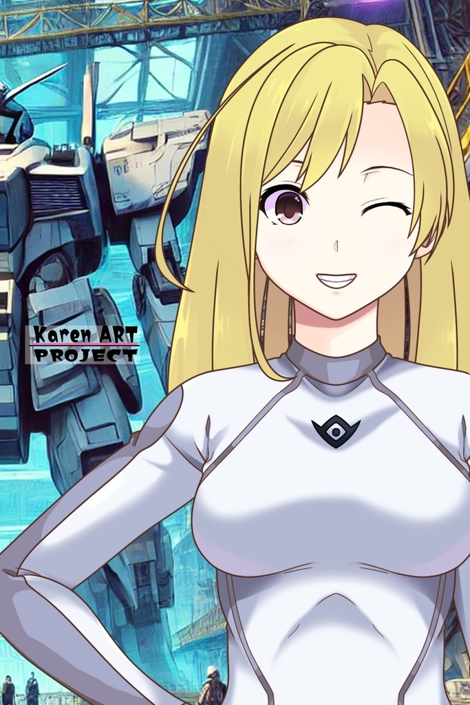 カレンちゃん+ミック・ジャックのインナースーツ【正面アングル】 (ガンダム Gのレコンギスタ) Karen+Mick Jack Inner Suit,Front ( G's Reconguista)