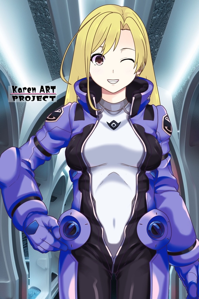 カレンちゃん+ミック・ジャックのノーマルスーツ【正面アングル】 (ガンダム Gのレコンギスタ) Karen+Mick Jack Normal Suit,Front ( G's Reconguista)