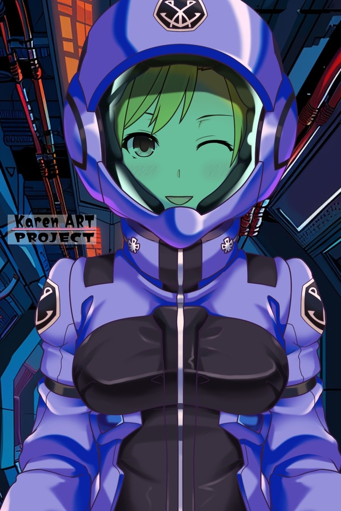 カレンちゃん+ミック・ジャックのノーマルスーツ【正面アングル】 (ガンダム Gのレコンギスタ) Karen+Mick Jack Normal Suit,Front ( G's Reconguista)