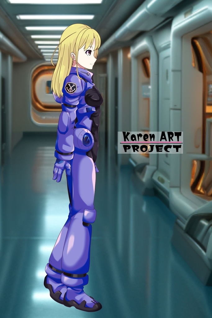 カレンちゃん+ミック・ジャックのノーマルスーツ【正面アングル】 (ガンダム Gのレコンギスタ) Karen+Mick Jack Normal Suit,Front ( G's Reconguista)