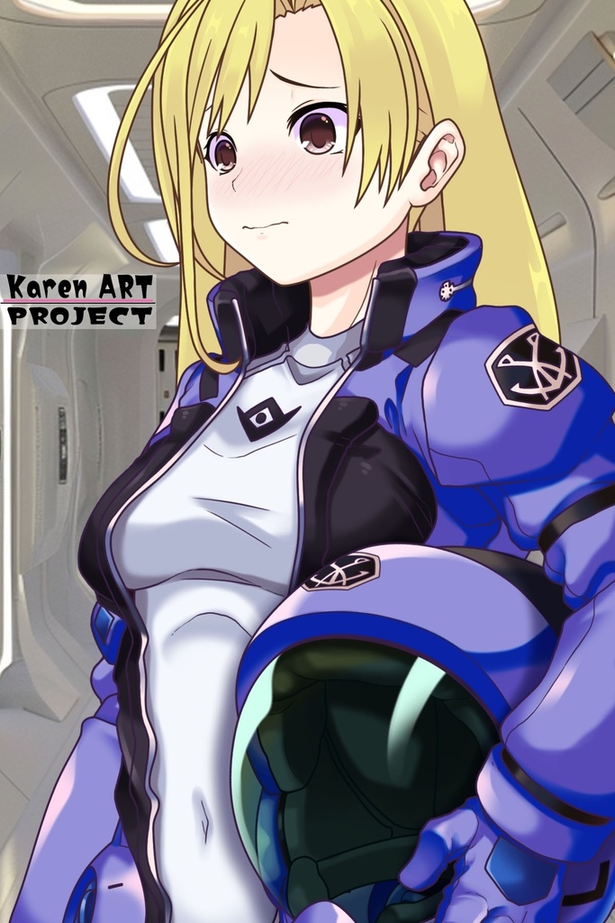 カレンちゃん+ミック・ジャックのノーマルスーツ【斜め前アングル】 (ガンダム Gのレコンギスタ) Karen+Mick Jack Normal Suit,Diagonal front ( G's Reconguista)