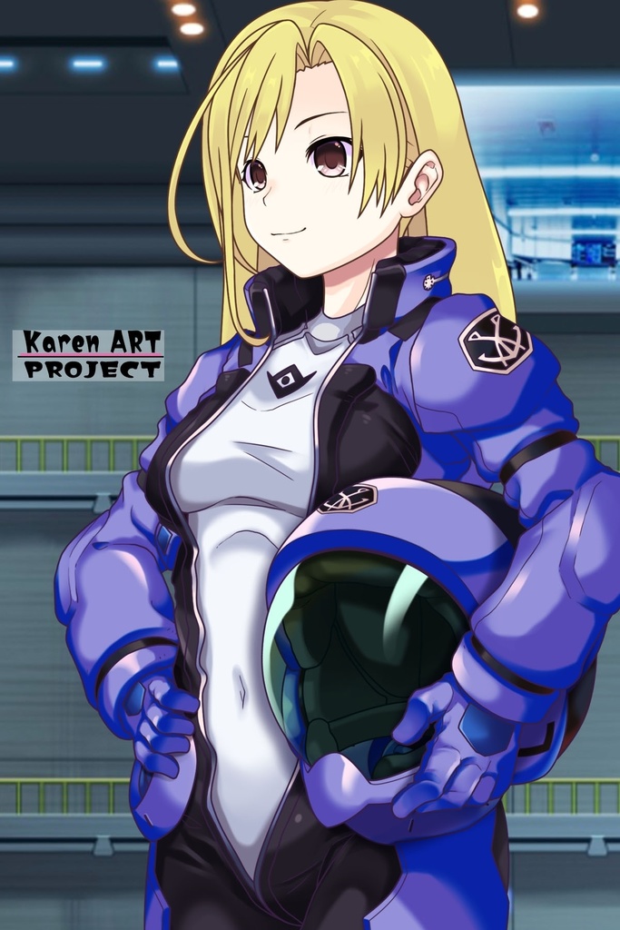 カレンちゃん+ミック・ジャックのノーマルスーツ【斜め前アングル】 (ガンダム Gのレコンギスタ) Karen+Mick Jack Normal Suit,Diagonal front ( G's Reconguista)