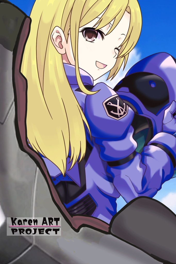 カレンちゃん+ミック・ジャックのノーマルスーツ【背面アングル】 (ガンダム Gのレコンギスタ) Karen+Mick Jack NormalSuit,Back Angle( G's Reconguista)