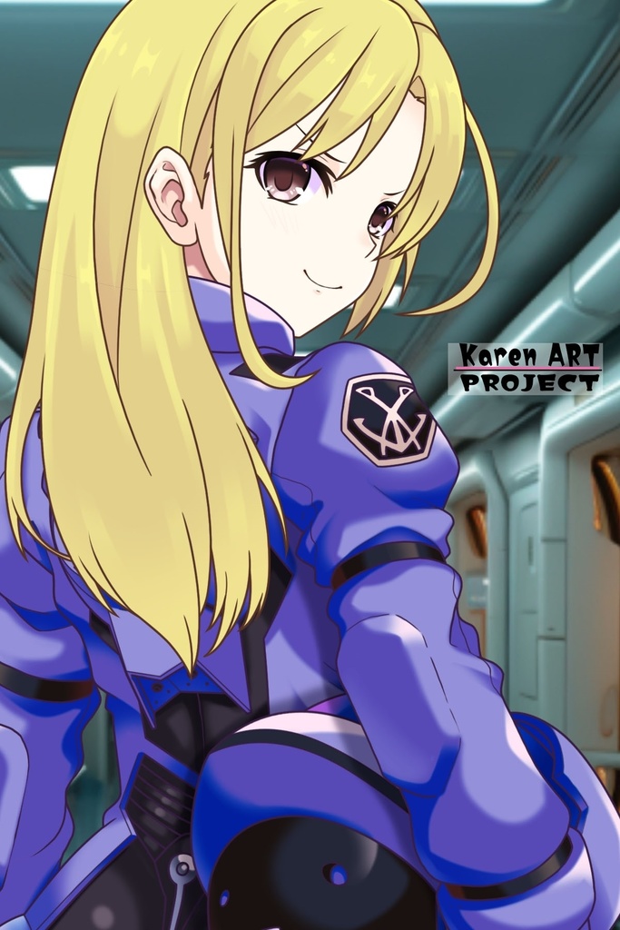 カレンちゃん+ミック・ジャックのノーマルスーツ【背面アングル】 (ガンダム Gのレコンギスタ) Karen+Mick Jack NormalSuit,Back Angle( G's Reconguista)