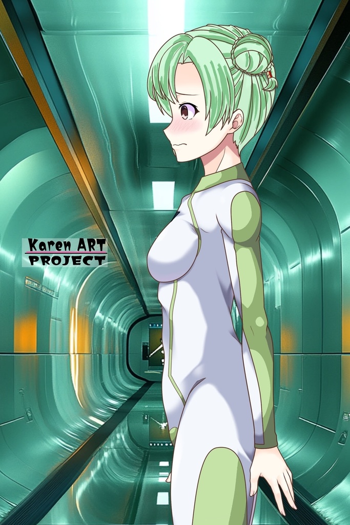 カレンちゃん+ラライア・マンディのインナースーツ【正面アングル】 (ガンダム Gのレコンギスタ) Karen+Raraiya Monday Inner Suit,Front ( G's Reconguista)