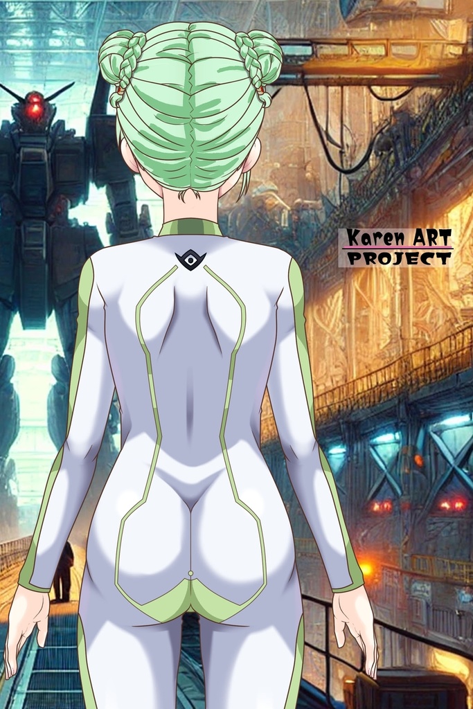 カレンちゃん+ラライア・マンディのインナースーツ【正面アングル】 (ガンダム Gのレコンギスタ) Karen+Raraiya Monday Inner Suit,Front ( G's Reconguista)