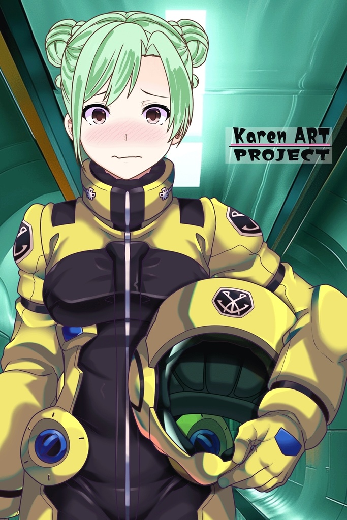 カレンちゃん+ラライア・マンディのノーマルスーツ【正面アングル】 (ガンダム Gのレコンギスタ) Karen+Raraiya Monday Normal Suit,Front ( G's Reconguista)