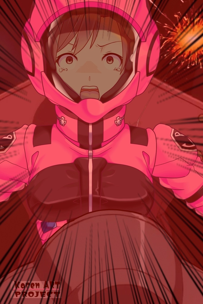 カレンちゃんのノーマルスーツ(カレンちゃんカラー)【正面アングル】 (ガンダム Gのレコンギスタ) Karen's Normal Suit(Karen's color version),Front ( G's Reconguista)