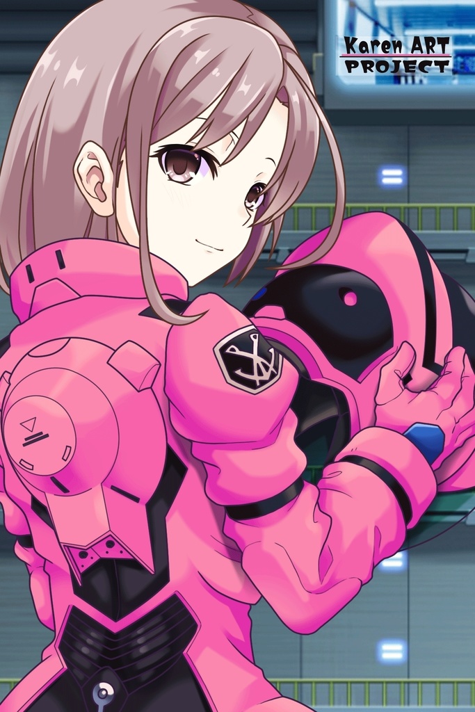 カレンちゃんのノーマルスーツ(カレンちゃんカラー)【背面アングル】 (ガンダム Gのレコンギスタ) Karen's Normal Suit(Karen's color version),Back Angle( G's Reconguista)