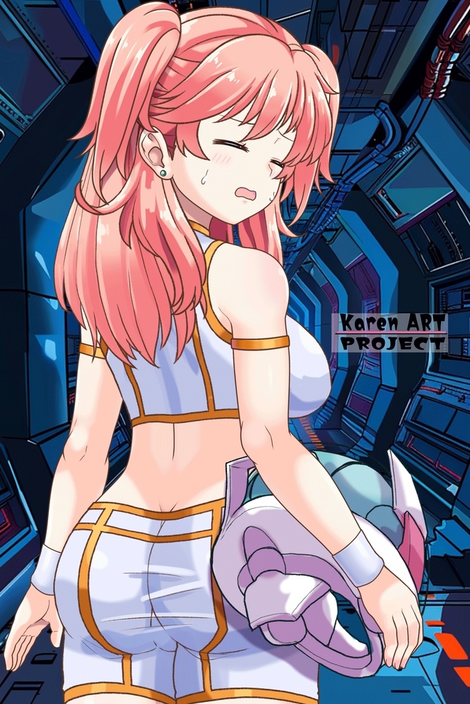 亜美ちゃん+ ネーナ・トリニティのインナースーツ【機動戦士ガンダム00】 斜め前・背面アングル Ami + Nena Trinity's Inner Suit [Mobile Suit Gundam 00】Diagonal front angle & Back Angle