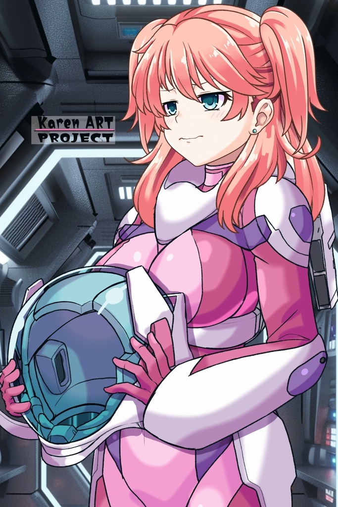 亜美ちゃん+ ネーナ・トリニティのノーマルスーツ【機動戦士ガンダム00】 斜め前アングル Ami + Nena Trinity's Normal Suit [Mobile Suit Gundam 00】Diagonal front angle