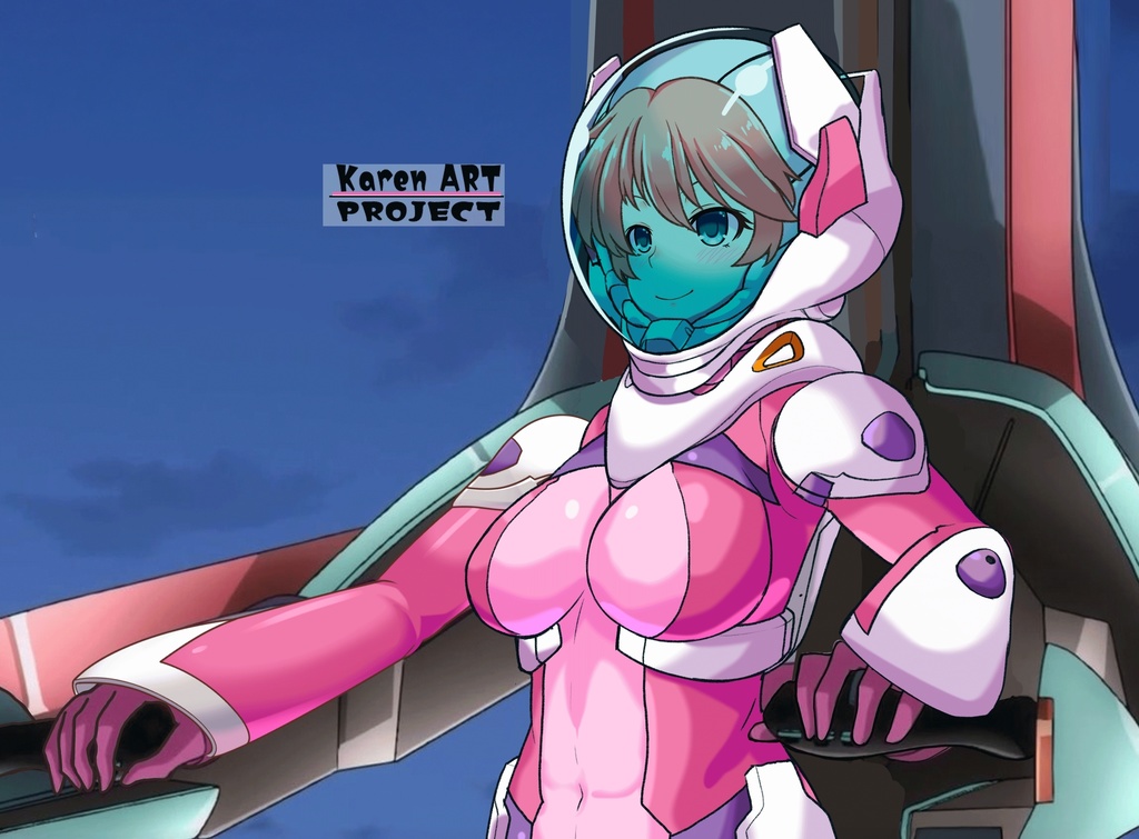 亜美ちゃん+ ネーナ・トリニティのノーマルスーツ【機動戦士ガンダム00】 斜め前アングル Ami + Nena Trinity's Normal Suit [Mobile Suit Gundam 00】Diagonal front angle