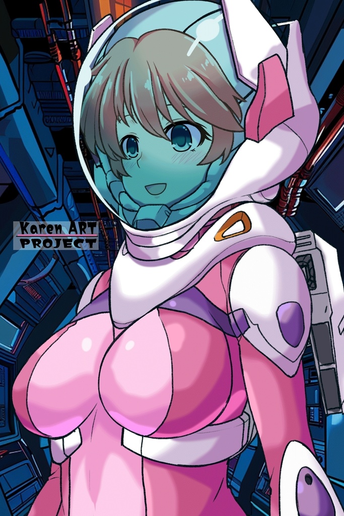 亜美ちゃん+ ネーナ・トリニティのノーマルスーツ【機動戦士ガンダム00】 斜め前アングル Ami + Nena Trinity's Normal Suit [Mobile Suit Gundam 00】Diagonal front angle