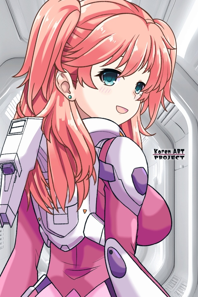 亜美ちゃん+ ネーナ・トリニティのノーマルスーツ【機動戦士ガンダム00】 背面アングル Ami + Nena Trinity's Normal Suit [Mobile Suit Gundam 00】Back Angle