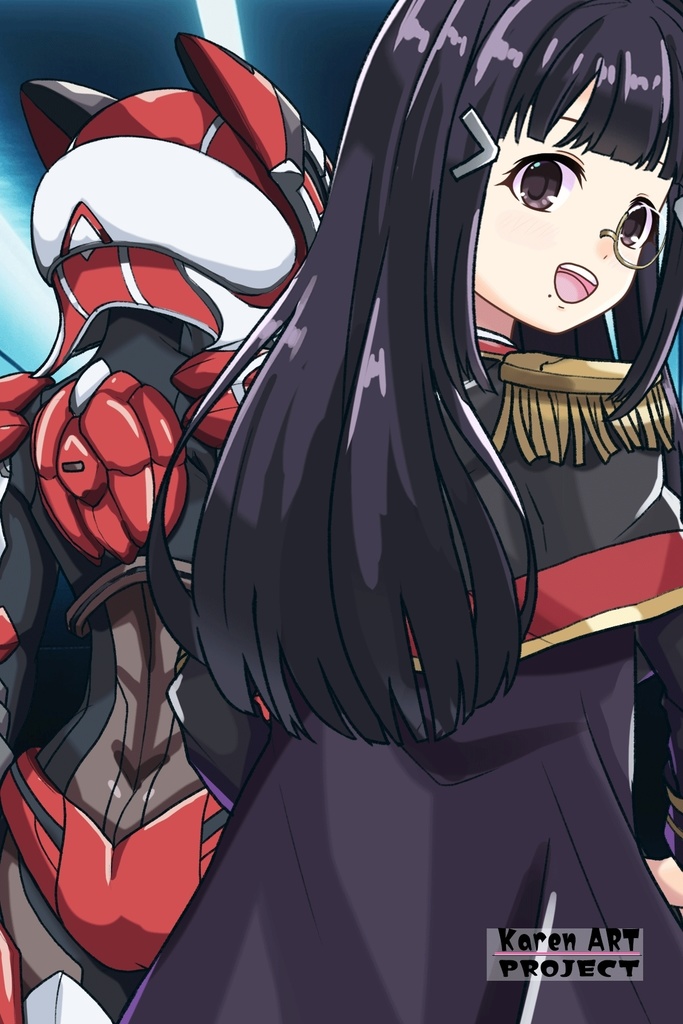 ゆりちゃん+黒澤ダイヤの制服【幻日のヨハネ】斜め前・背面アングル Yuri is wearing Daiya Kurosawa's Uniform【SUNSHINE in the MIRROR】Diagonal front angle & Back Angle