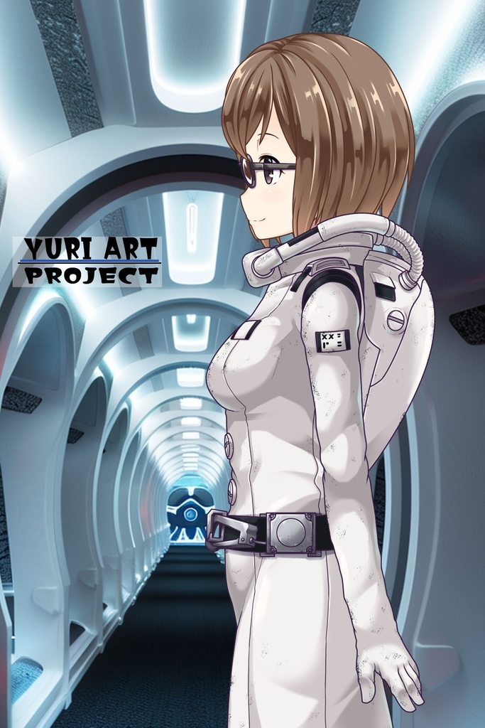 ゆりちゃん+田寛ヌミの宇宙服【シドニアの騎士】正面アングル Yuri is wearing Numi Tahiro's Space Suit【Knights of Sidonia】Front Angle