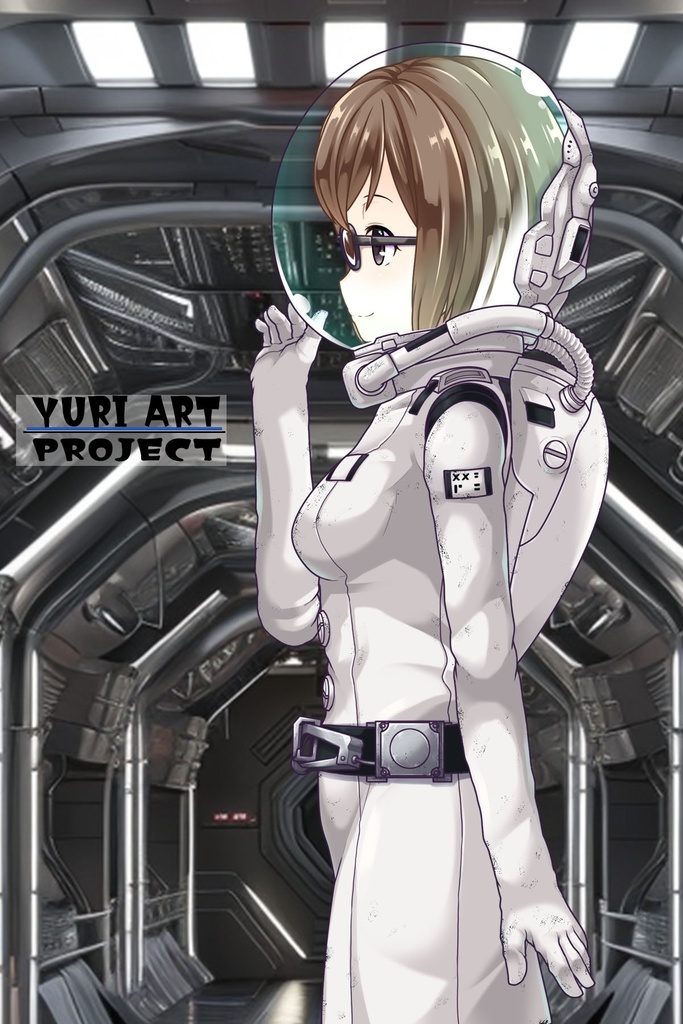 ゆりちゃん+田寛ヌミの宇宙服【シドニアの騎士】正面アングル Yuri is wearing Numi Tahiro's Space Suit【Knights of Sidonia】Front Angle