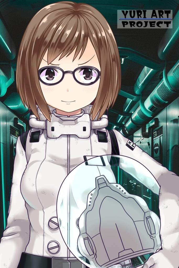 ゆりちゃん+田寛ヌミの宇宙服【シドニアの騎士】正面アングル Yuri is wearing Numi Tahiro's Space Suit【Knights of Sidonia】Front Angle