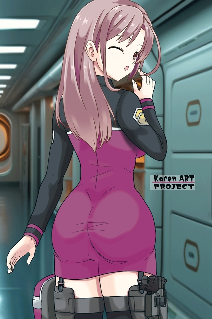 カレンちゃん+エウレカのA.C.I.D.制服(Karen Original Color)【交響詩篇エウレカセブン16】 Karen is wearing EUREKA's A.C.I.D. Uniform(Karen Original Color)【EUREKA SEVEN HI-EVOLUTION16】