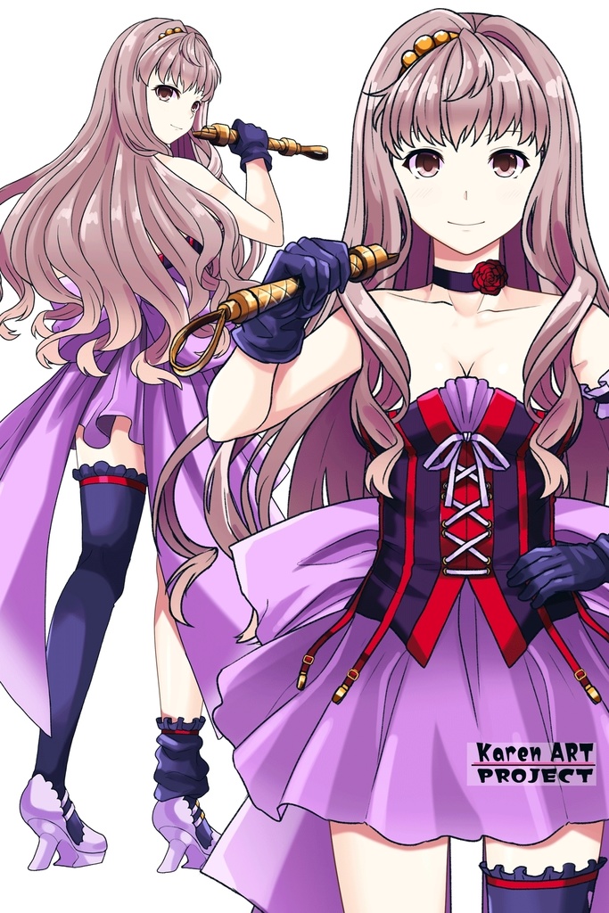 カレンちゃん+シェリル・ノームのステージ衣装【マクロスF04】 Karen is wearing Sheryl Nome's Dress【MACROSS Frontier04】