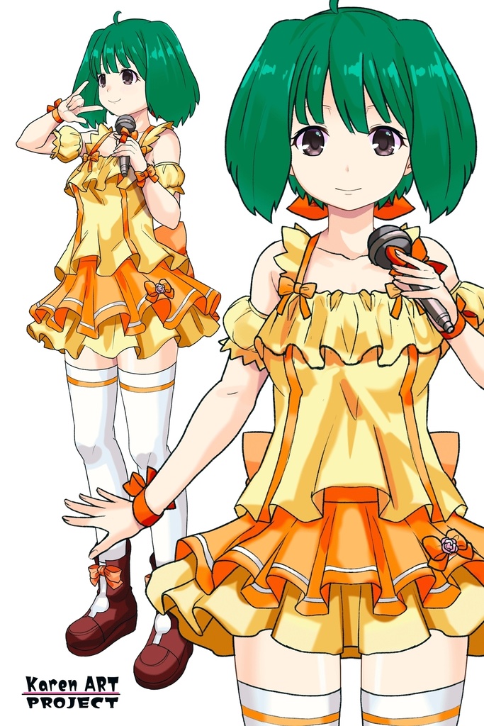 ゆりちゃん+ランカ・リーのステージ衣装【マクロスF04】 Yuri is wearing Ranka Lee's Dress【MACROSS Frontier04】