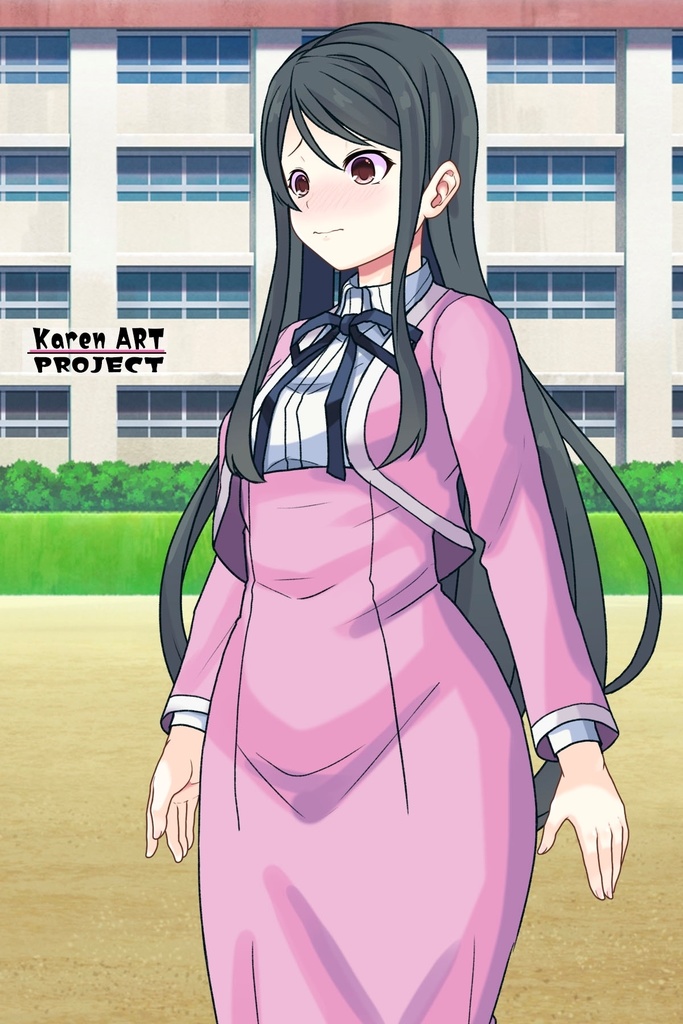 カレンちゃん+大木双葉の制服【あまんちゅ!04】 Karen is wearing Ooki Futaba's School Uniform【Amanchu!04】