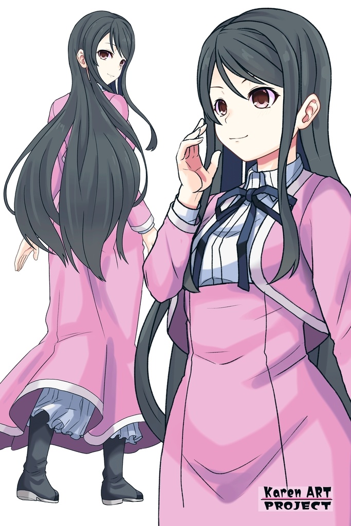 カレンちゃん+大木双葉の制服【あまんちゅ!04】 Karen is wearing Ooki Futaba's School Uniform【Amanchu!04】