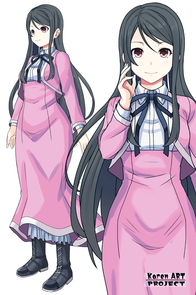 カレンちゃん+大木双葉の制服【あまんちゅ!04】 Karen is wearing Ooki Futaba's School Uniform【Amanchu!04】