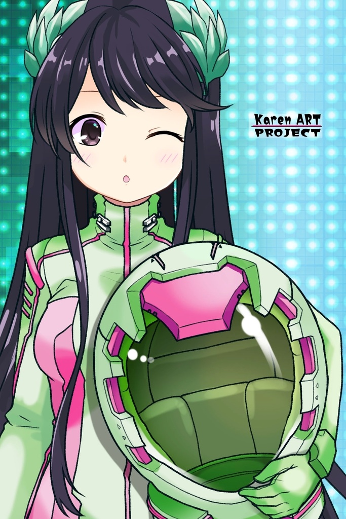 ゆりちゃん+ニノチカの宇宙服【エルドライブ01】正面アングル Yuri is wearing Ninotchka's Space Suit【ēlDLIVE01】Front Angle