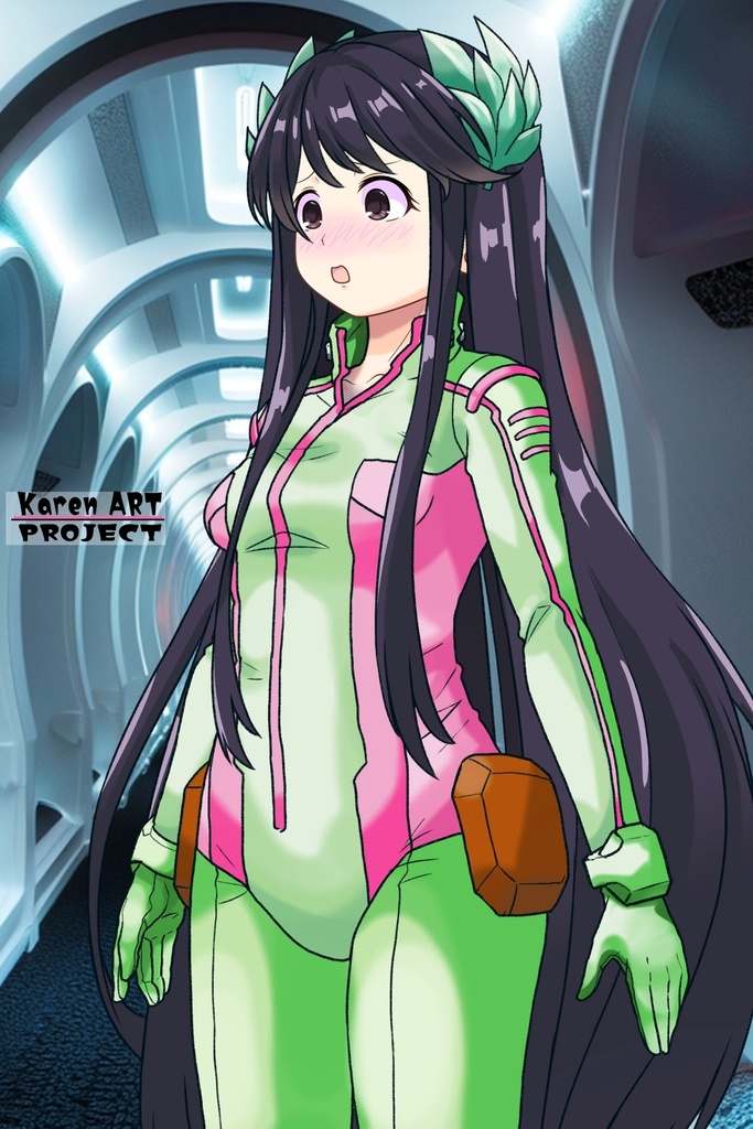 ゆりちゃん+ニノチカの宇宙服【エルドライブ02】斜め前アングル Yuri is wearing Ninotchka's Space Suit【ēlDLIVE02】Diagonal front angle
