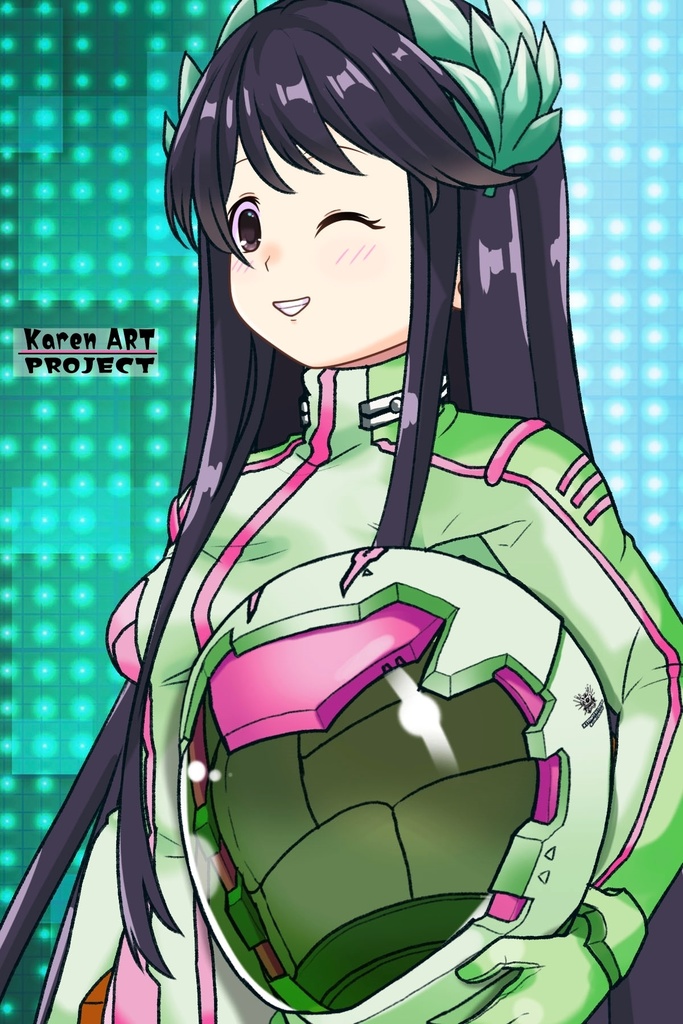 ゆりちゃん+ニノチカの宇宙服【エルドライブ02】斜め前アングル Yuri is wearing Ninotchka's Space Suit【ēlDLIVE02】Diagonal front angle