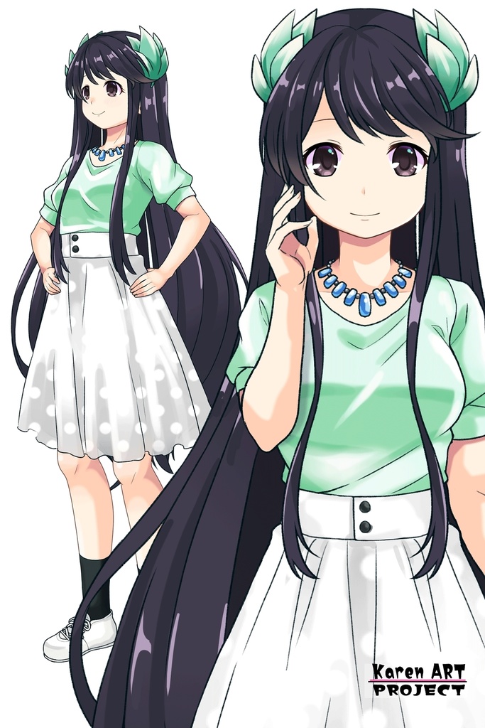 ゆりちゃん+ニノチカの服【エルドライブ04】 Yuri is wearing Ninotchka's casual wear【ēlDLIVE04】