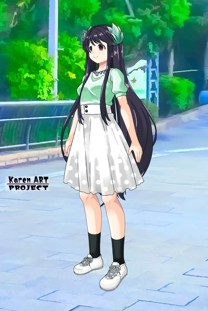 ゆりちゃん+ニノチカの服【エルドライブ04】 Yuri is wearing Ninotchka's casual wear【ēlDLIVE04】