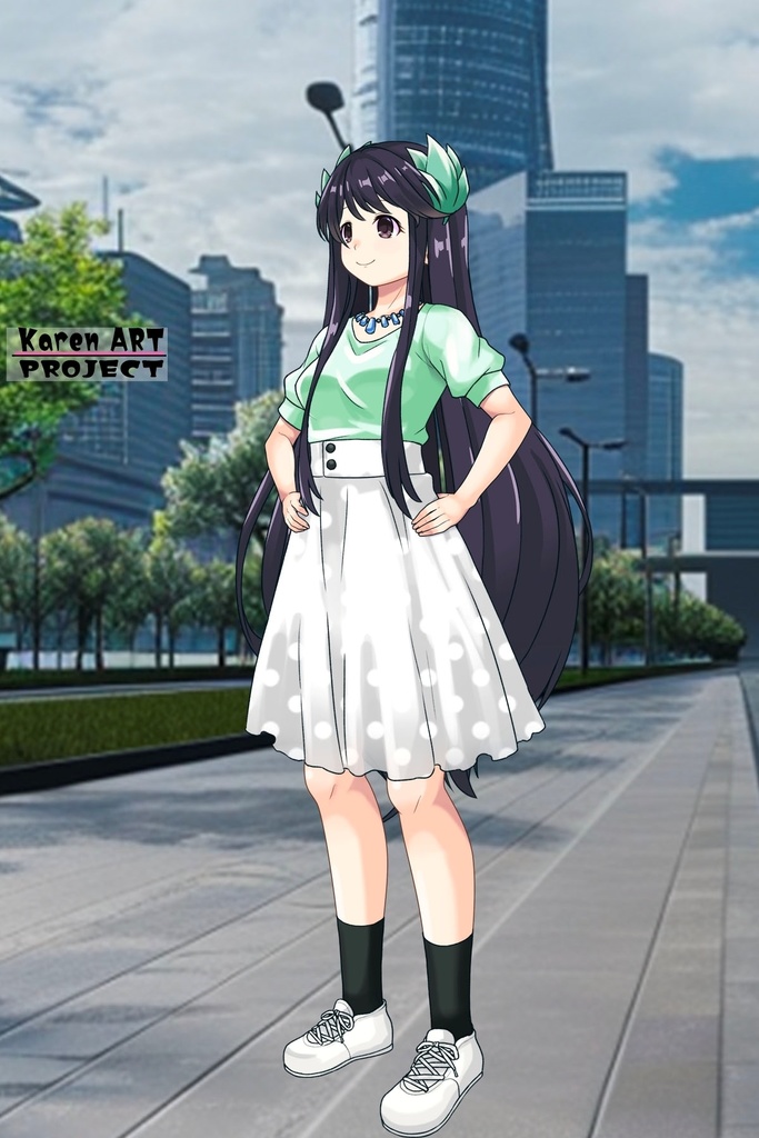 ゆりちゃん+ニノチカの服【エルドライブ04】 Yuri is wearing Ninotchka's casual wear【ēlDLIVE04】