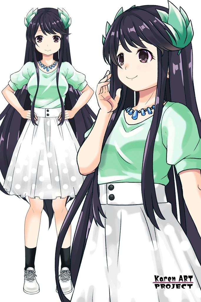 ゆりちゃん+ニノチカの服【エルドライブ04】 Yuri is wearing Ninotchka's casual wear【ēlDLIVE04】