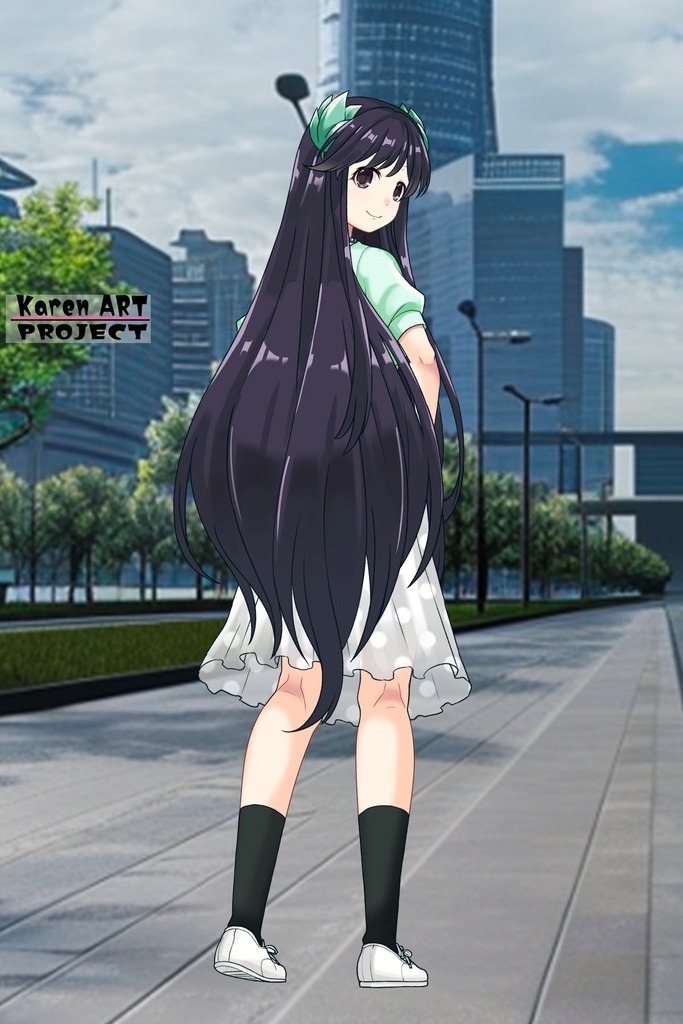 ゆりちゃん+ニノチカの服【エルドライブ04】 Yuri is wearing Ninotchka's casual wear【ēlDLIVE04】