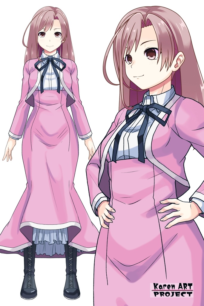 カレンちゃん+大木双葉の制服(Karen Original)【あまんちゅ!08】 Karen is wearing Ooki Futaba's School Uniform(Karen Original)【Amanchu!08】