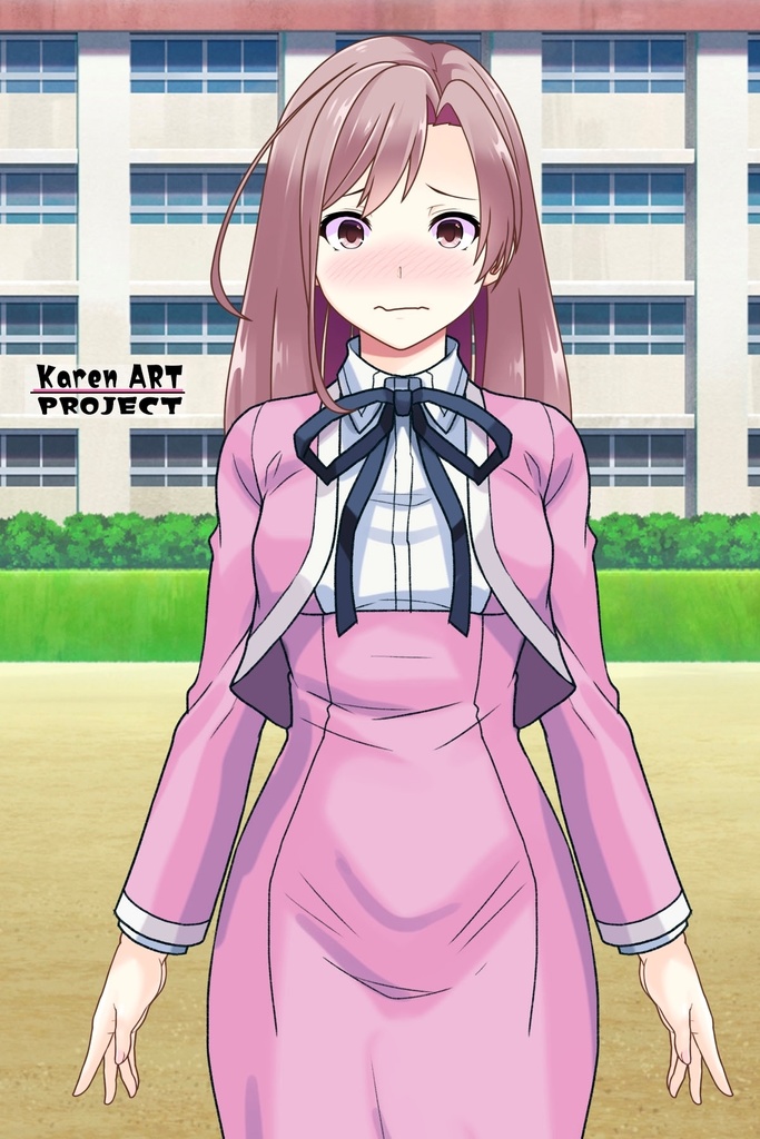 カレンちゃん+大木双葉の制服(Karen Original)【あまんちゅ!08】 Karen is wearing Ooki Futaba's School Uniform(Karen Original)【Amanchu!08】