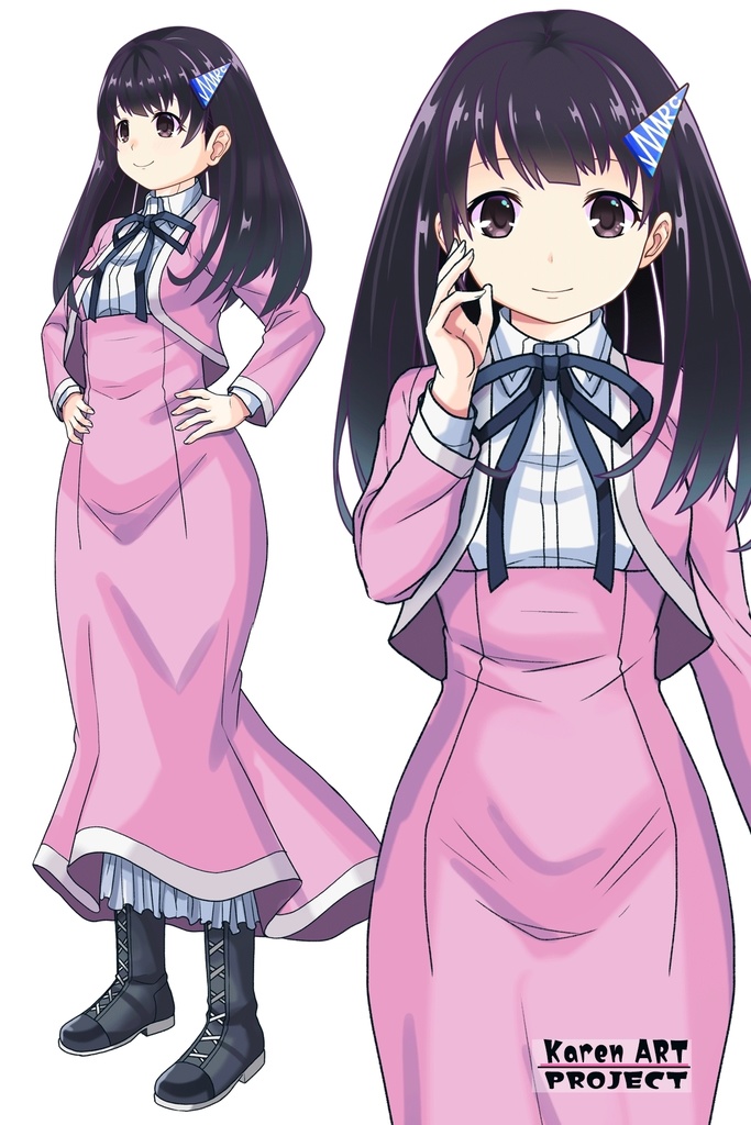 ゆりちゃん+大木双葉の制服(Yuri Original)【あまんちゅ!04】 Yuri is wearing Ooki Futaba's School Uniform(Yuri Original)【Amanchu!04】