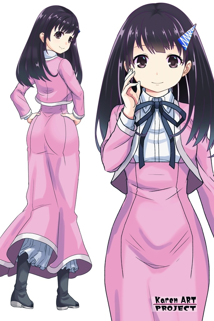 ゆりちゃん+大木双葉の制服(Yuri Original)【あまんちゅ!04】 Yuri is wearing Ooki Futaba's School Uniform(Yuri Original)【Amanchu!04】