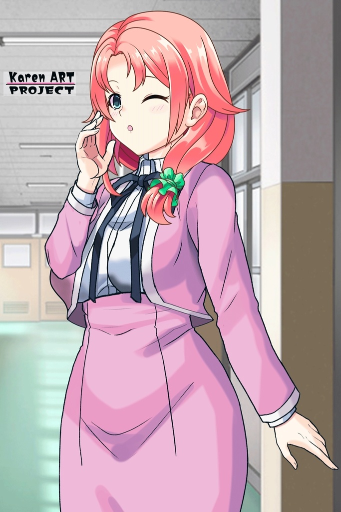 亜美ちゃん+大木双葉の制服(Ami Original)【あまんちゅ!04】 Ami is wearing Ooki Futaba's School Uniform(Ami Original)【Amanchu!04】