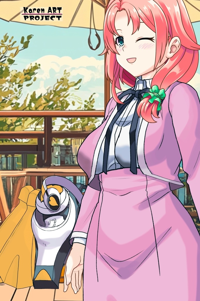 亜美ちゃん+大木双葉の制服(Ami Original)【あまんちゅ!04】 Ami is wearing Ooki Futaba's School Uniform(Ami Original)【Amanchu!04】