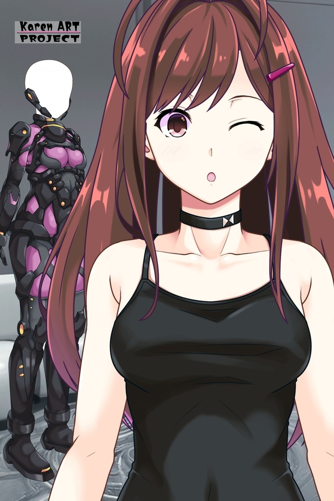 カレンちゃん+ユミナのカジュアルな服【リビルドワールド01】 Karen is wearing Yumina's Casual Dress【Rebuild World01】