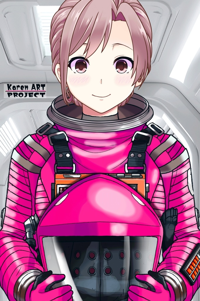 カレンちゃん+2001年宇宙の旅の宇宙服 Karen Original Color 【2001年宇宙の旅04】正面アングル Karen is wearing Space Suit Karen Original Color 【2001: A Space Odyssey04】Front Angle