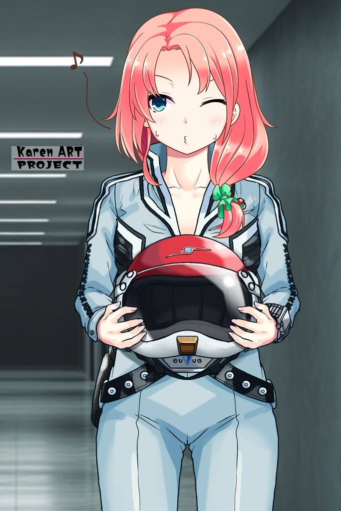 亜美ちゃん+友里アンヌのウルトラ警備隊制服 【ウルトラセブン01】正面アングル Ami is wearing Anne Yuri's Uniform【Ultraseven01】Front Angle