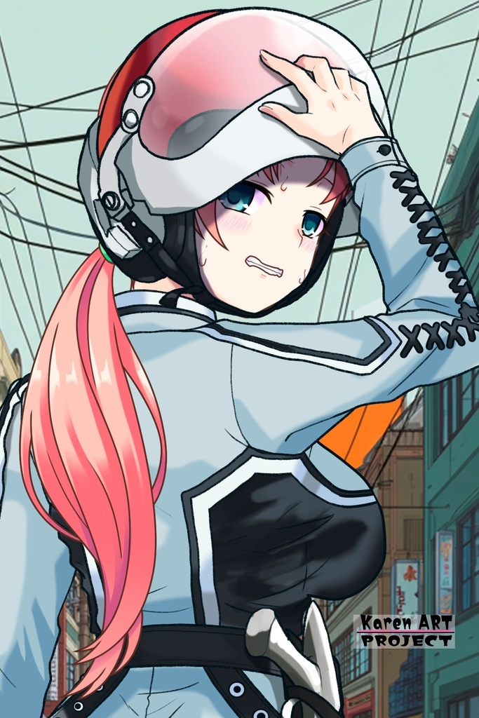 亜美ちゃん+友里アンヌのウルトラ警備隊制服【ウルトラセブン03】背面アングル Ami is wearing Anne Yuri's Uniform【Ultraseven03】Back Angle