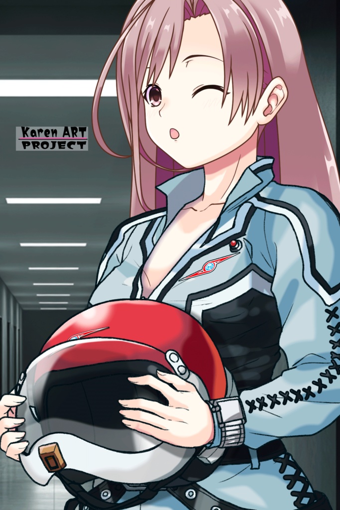 カレンちゃん+友里アンヌのウルトラ警備隊制服 Karen`s Hair Style【ウルトラセブン05】斜め前アングル Karen is wearing Anne Yuri's Uniform Karen`s Hair Style【Ultraseven05】Diagonal front angle