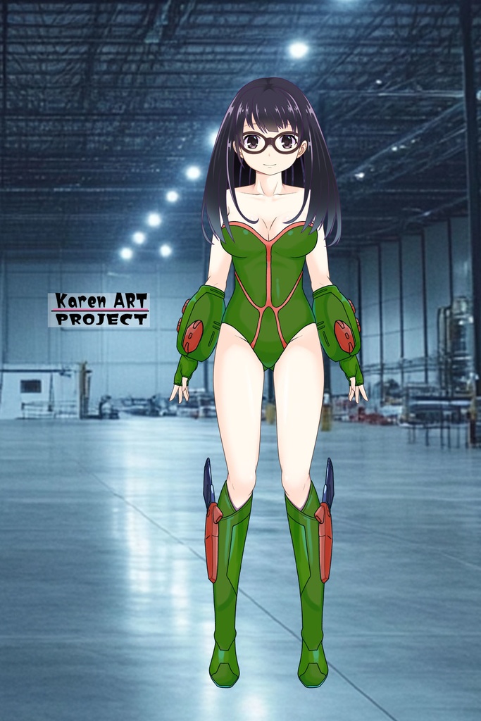 ゆりちゃん+ももこのダイビング装備 【タイタニックミステリー-蒼の戦慄-01】正面アングル Yuri is wearing Momoko's Diving Equipment【Titanic Mystery: The Blue Tremor01】Front Angle