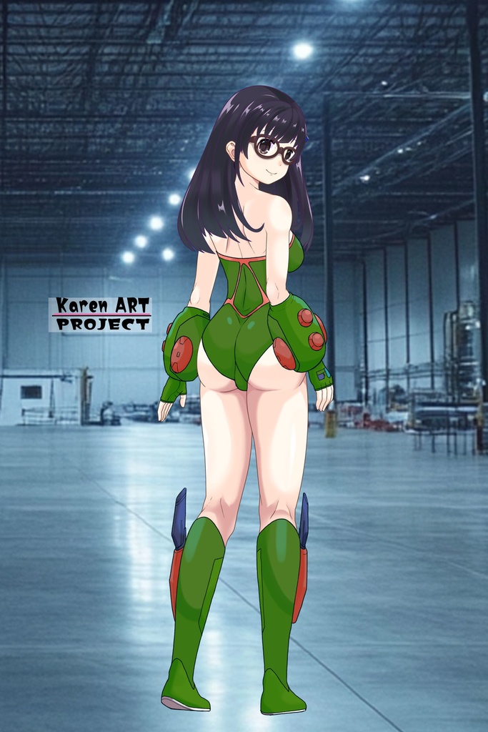 ゆりちゃん+ももこのダイビング装備【タイタニックミステリー-蒼の戦慄-03】背面アングル Yuri is wearing Diving Equipment【Titanic Mystery: The Blue Tremor03】Back Angle