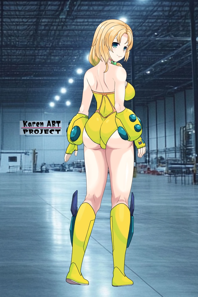 亜美ちゃん+レイカのダイビング装備【タイタニックミステリー-蒼の戦慄-03】背面アングル Ami is wearing Diving Equipment【Titanic Mystery: The Blue Tremor03】Back Angle